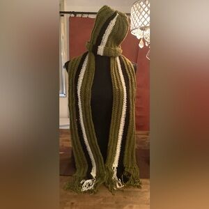 Hand crochet hat and scarf